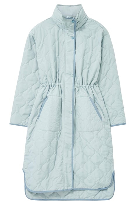 MADDISON QUILTED COAT MID BLUE 4