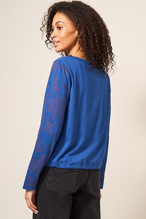 TIPPIE TIE HEM BLUE MULTI 2