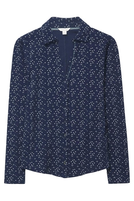 ROSIE RIB JERSEY SHIRT NAVY PR 4