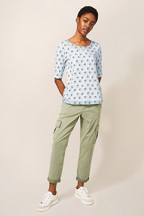 WEAVER JERSEY TEE WHITE 1