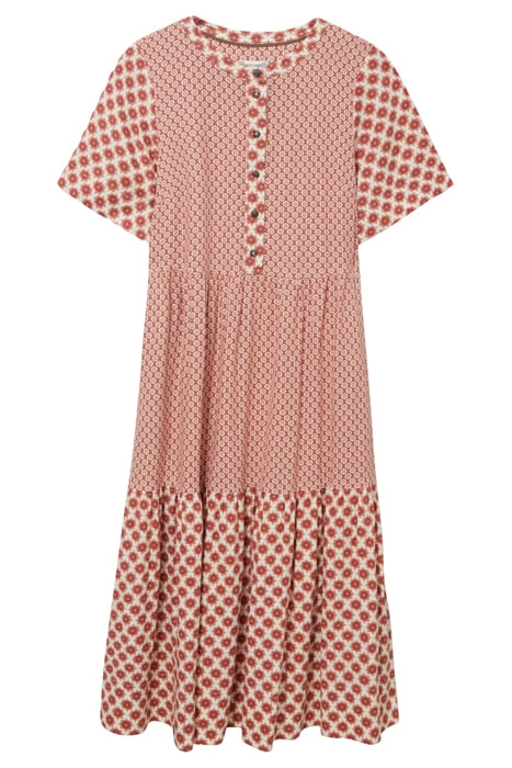 PIP MIDI DRESS RED MULTI 4