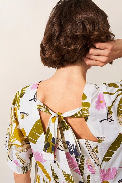 JOLENE COTTON MINI DRESS WHITE 3