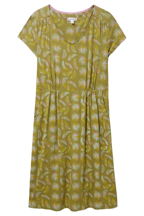 TALLIE ECO VERO JERSEY DRE GREEN PRINTED 4