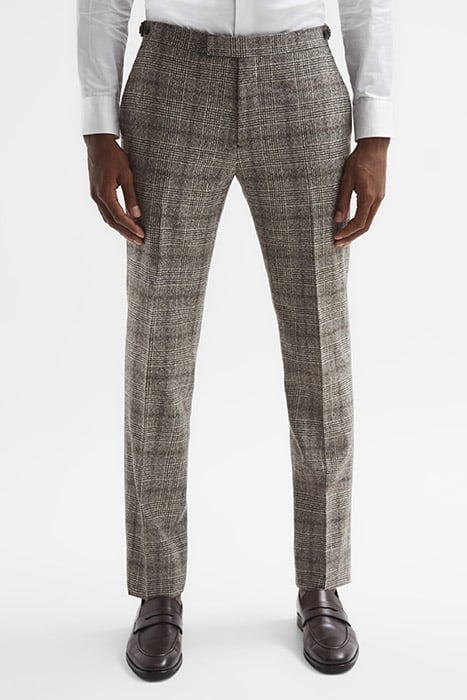 ALFREDO SUIT PANTS BROWN 1