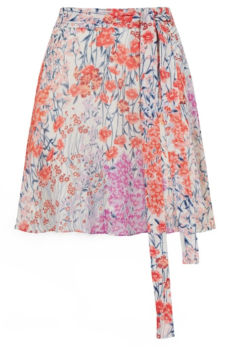 ELLE MINI SKIRT CORAL/WHITE 6