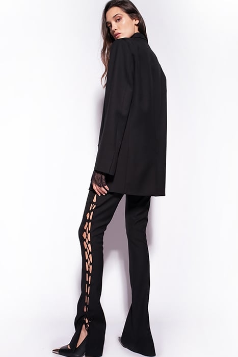 AMEN GIACCA LANA COMPACT STRET BLACK 3