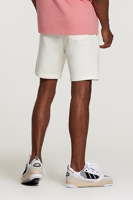 MEN SWEAT SHORTS SOLID STEVE JET STREAM WHITE 2