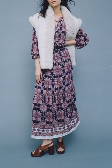 BOHO PRINT LONG DRESS 5