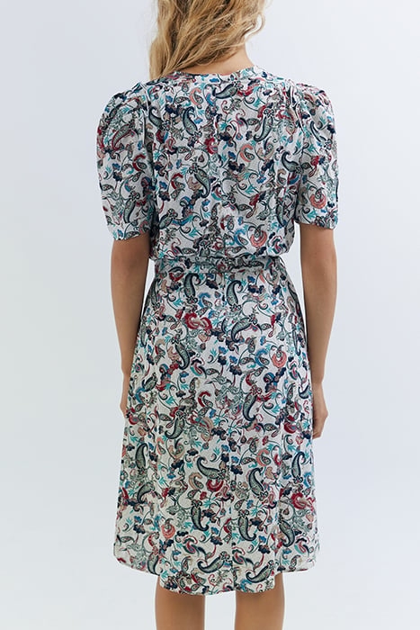 PAISLEY FLORAL PRINT MIDI DRESS 2