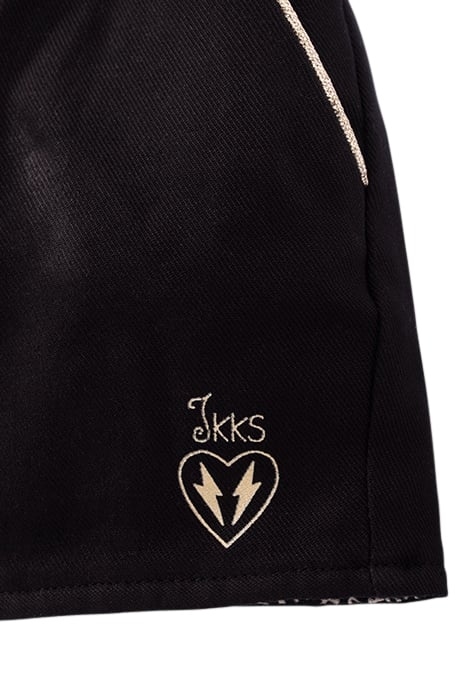 BABY GIRLS’ BLACK/TACHIST PRINT REVERSIBLE SHORTS 6