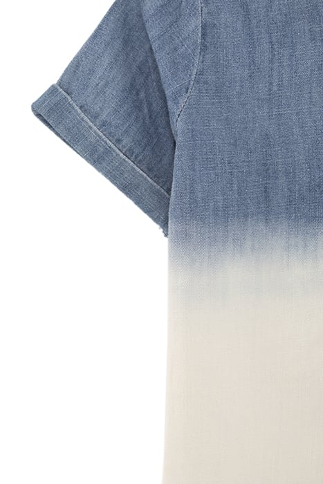 BABY BOYS’ BLUE DENIM SHIRT WITH DETACHABLE HOOD 5