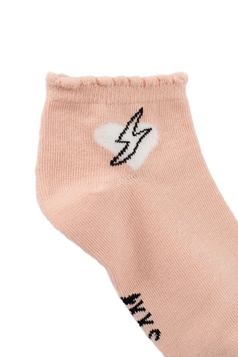 GIRLS’ PINK AND WHITE SOCKS 3