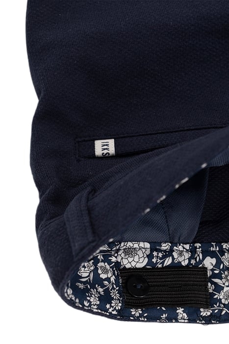 BOYS’ NAVY PIQUE KNIT CHINO BERMUDAS 4