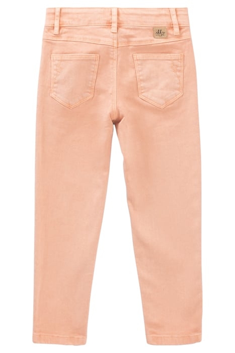 GIRLS’ ORANGEY PINK MOM JEANS 2