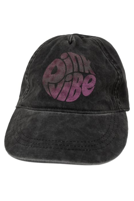 GIRLS’ FADED GREY CAP WITH VINTAGE SLOGAN 3