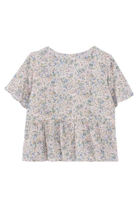 GIRLS’ ECRU FLOWERY PRINT LENZING™ ECOVERO™ BLOUSE 2