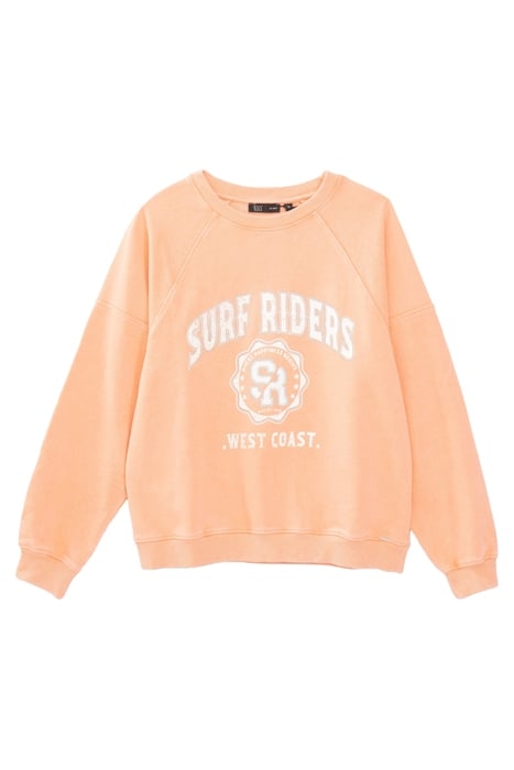GIRLS’ CORAL VINTAGE IMAGE SWEATSHIRT 1