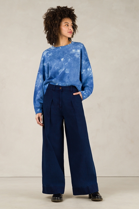 RAPUNZEL INDIGO HERRINGBONE 3