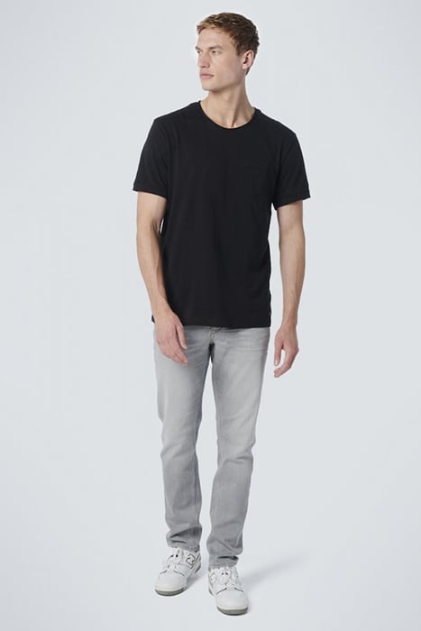 T-SHIRT CREWNECK SLUB BLACK 3