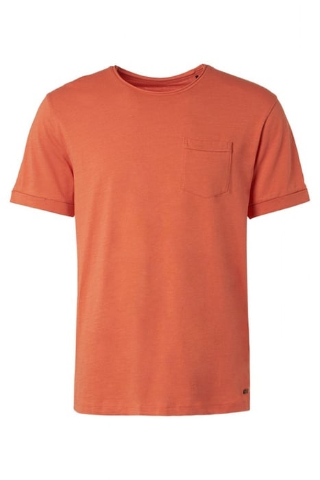 T-SHIRT CREWNECK SLUB PAPAYA 4