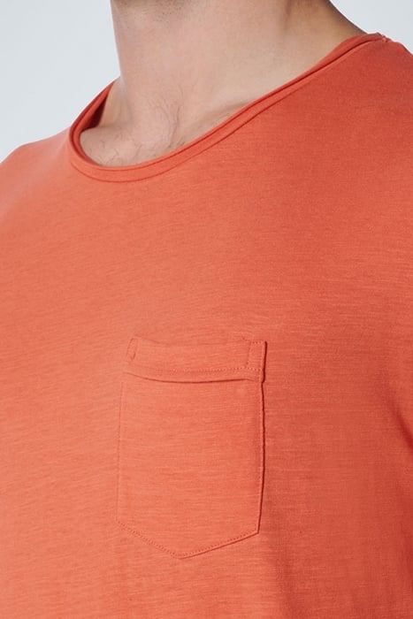 T-SHIRT CREWNECK SLUB PAPAYA 6