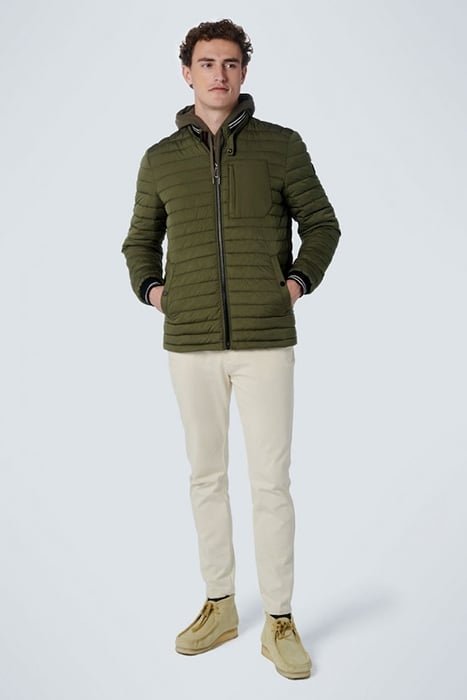 JACKET SHORT FIT PADDED ARMY 3