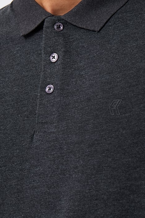 JERSEY POLO SHIRT CHARCOAL 4