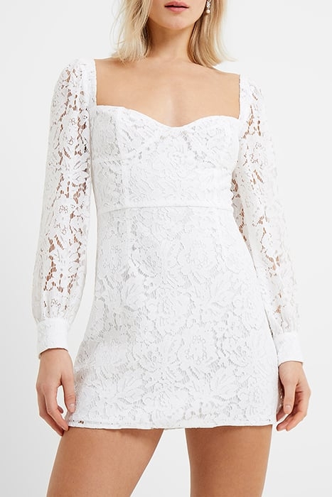 ATREENA LACE MINI DRESS SUMMER WHITE 1