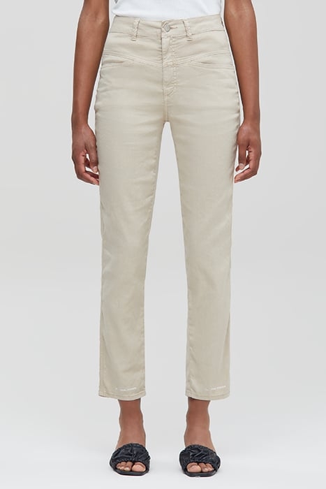 WOMEN PEDAL PUSHER PANTS GRAIN BEIGE 1