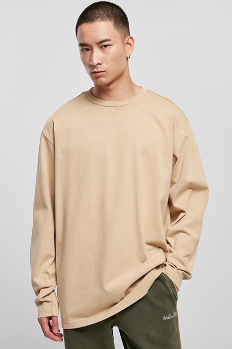 HEAVY OVERSIZED GARMENT DYE LONGSLEEVE UNIONBEIGE 1