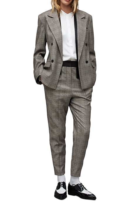 BEA CHECK BLAZER GREY 5