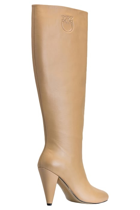 CAPPERI STIVALE PELLE VITELLO BEIGE - SAND 3