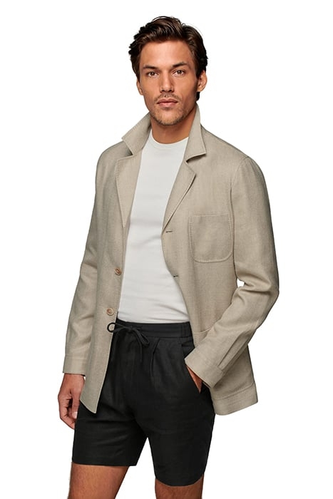 LIGHT BROWN GREENWICH SHIRT-JACKET LIGHT BROWN 1