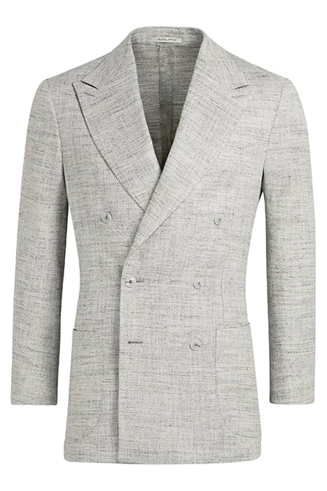 LIGHT GREY HERRINGBONE HAVANA SUIT LIGHT GREY 6