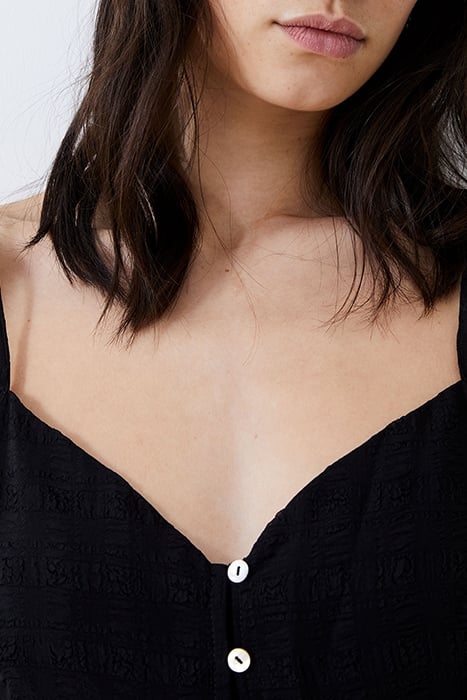 STRAPPY PANELLED CAMI TOP BLACK 5