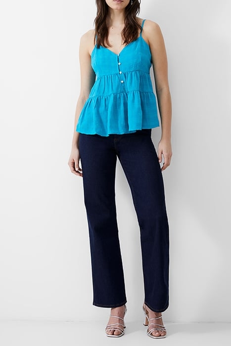 STRAPPY PANELLED CAMI TOP PEACOCK 2