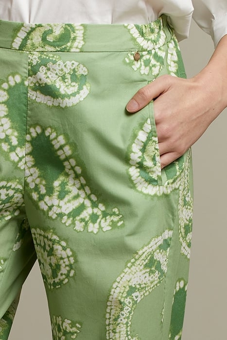 GREEN PAISLEY PANTS 4