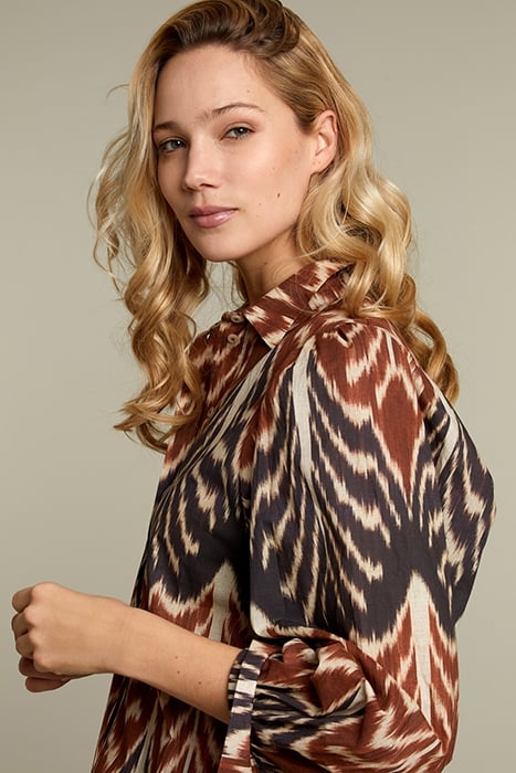 MULTICOLOR BALLOON SLEEVES SHIRT 4