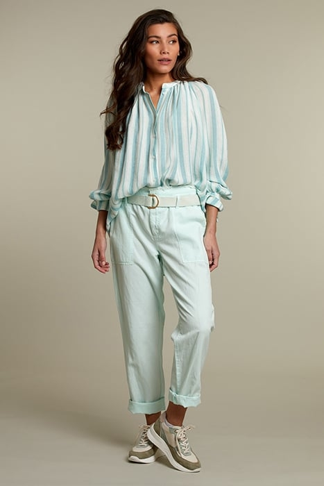 GREEN HIGH WAIST PANTS 3