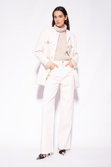 CLARISSA CABAN STUOIA BOUCLE BEIGE G. MAROSO 1