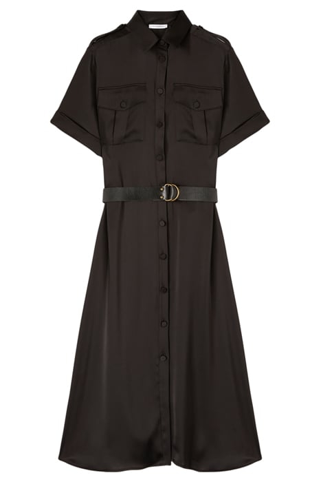 CHEMISIER DRESS WITH POCKETS BLACK 3