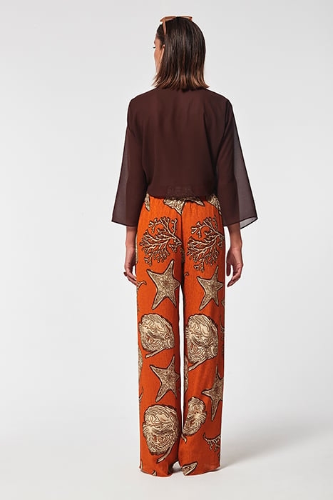 CHIFFON EIROL JACKET BROWN 3