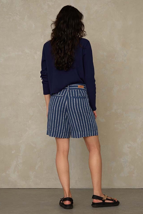 BANGJA LINEN NAVY STRIPE 3