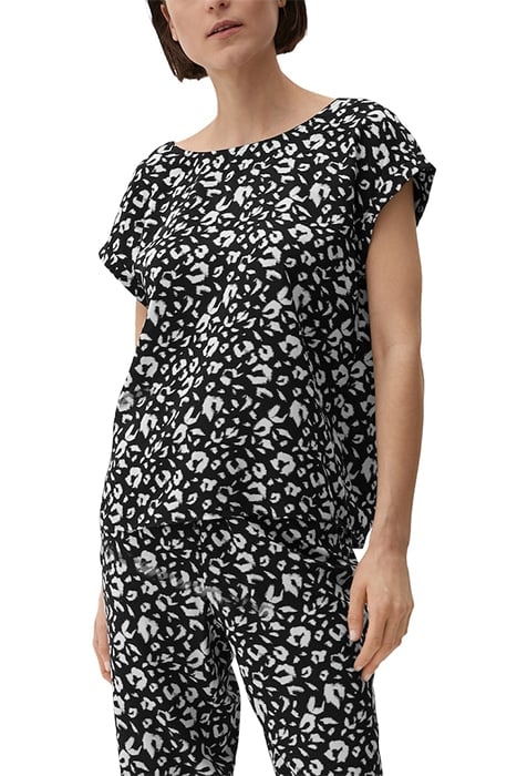 S.OLIVER BLOUSES GREY/BLACK 1