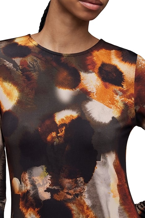 KATLYN MARS DRESS RUST BROWN 7