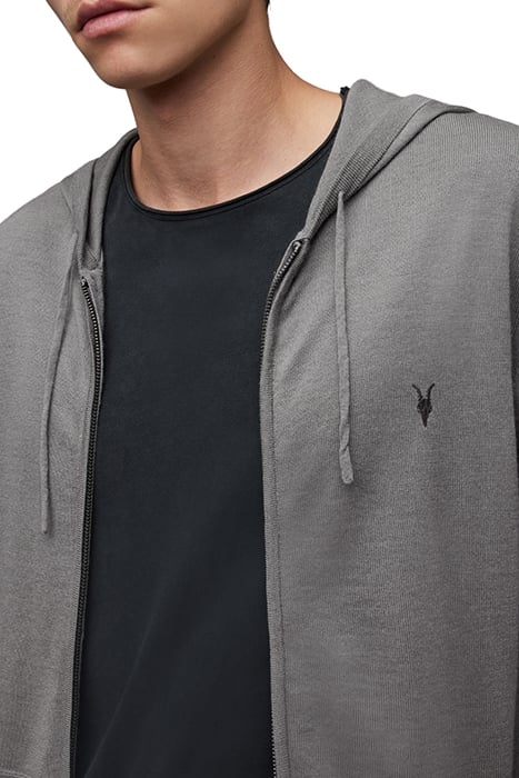 MODE MERINO ZIP HOOD PLANET GREY 6