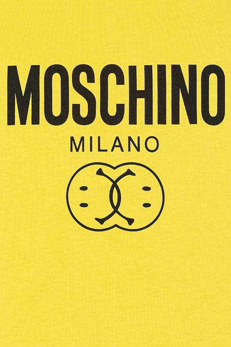 DOUBLE SMILEY®LOGO COTTON TANK TOP YELLOW 4