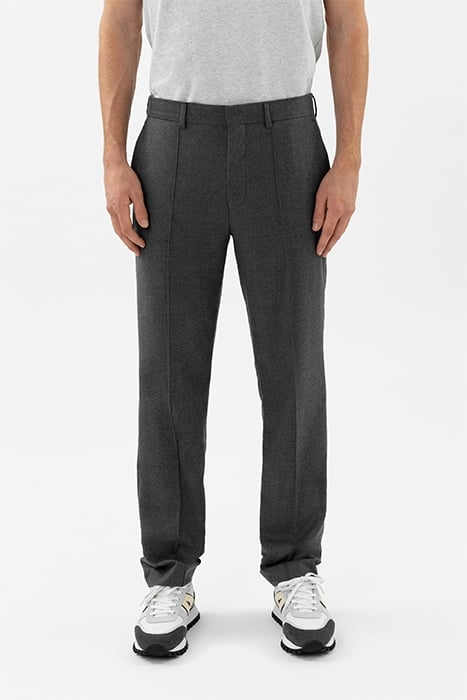 SUPPER WOOL TROUSERS GREY 1