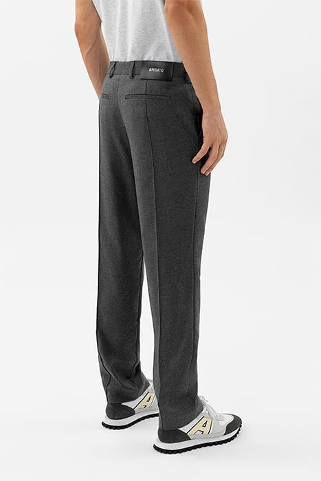 SUPPER WOOL TROUSERS GREY 2