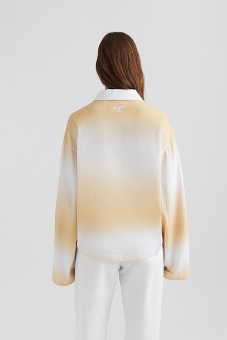 JOURNEY RUGBY SWEATSHIRT WHITE / YELLOW 2